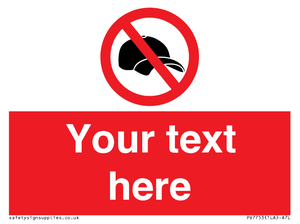 Custom prohibition no caps